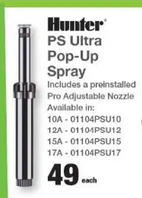 Hunter PS Ultra Pop-Up Spray