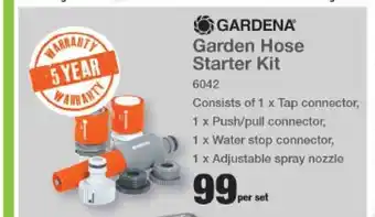 Mica Gardena Garden Hose Starter Kit offer