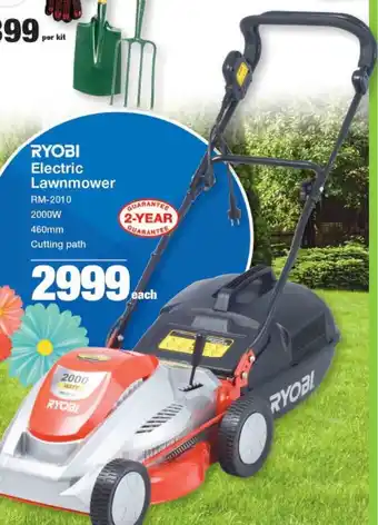 Mica Ryobi Electric Lawnmower offer