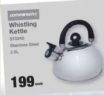 Companions Whistling Kettle 2.5L