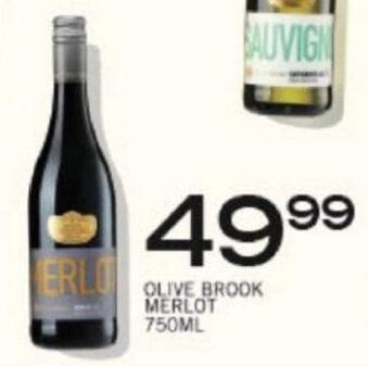 Olive Brook Merlot 750ml