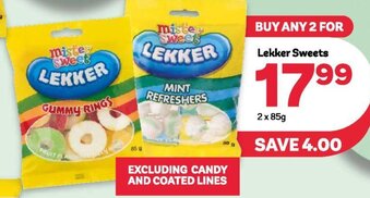 PEP Lekker Sweets 2x85g offer