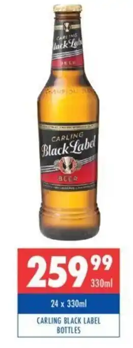 Ultra Liquors CARLING BLACK LABEL BOTTLES offer