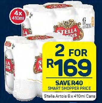 Pick n Pay Stella Artois 6x410ml Cans, offer