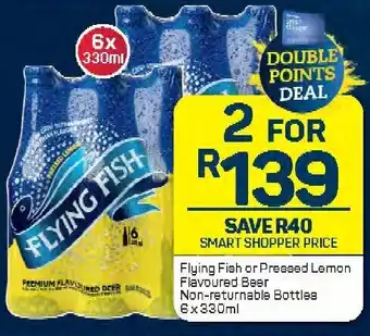 Pick n Pay Flying Fish or Pressed Lemon Flavoured Beer 6x330ml offer