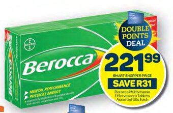 Pick n Pay Berocca Multivitamin Effervescent Tablets Assorted 30s Each offer