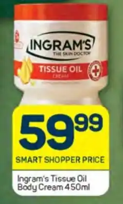 Pick n Pay Ingram's Tissue Oil Body Cream 450ml offer