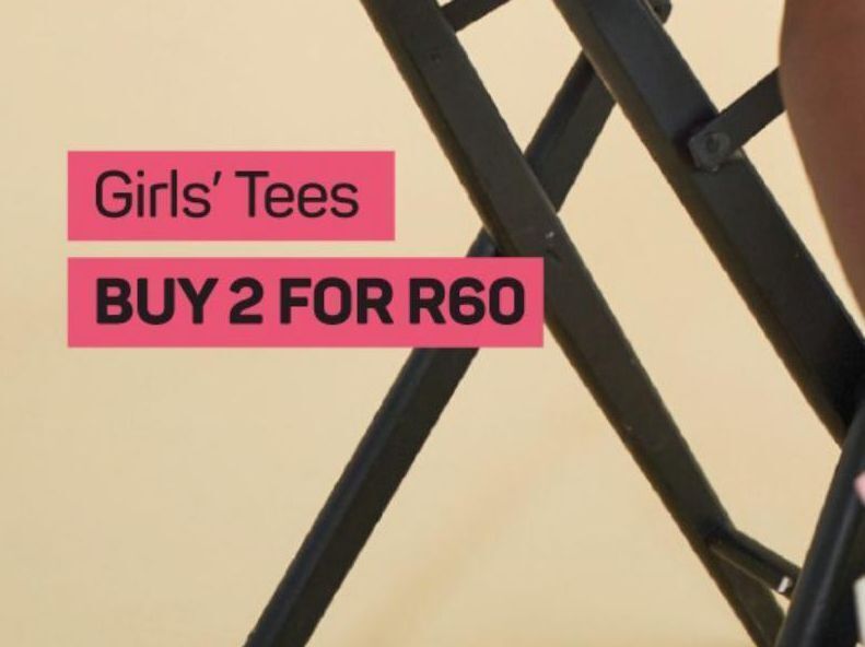 Girls tees offer at Pick N Pay Clothing