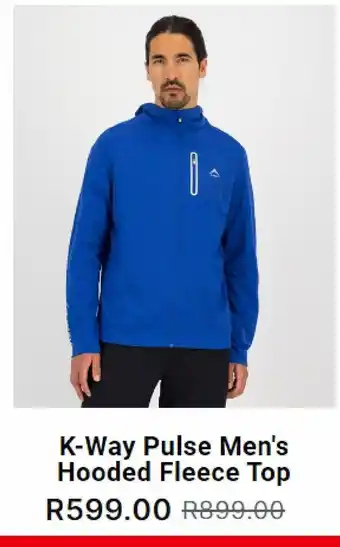 Cape Union Mart K-way pulse men's hooded fleece top offer