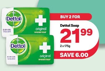 PEP Dettol Soap 2x 175g offer