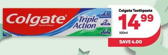PEP Colgate Toothpaste 100ml offer
