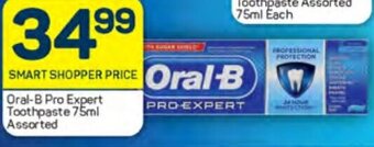Pick n Pay Oral-B Pro Expert Toothpaste 75ml Assorted offer