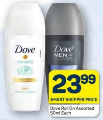 Pick n Pay Dove Roll On Assorted 50ml Each offer