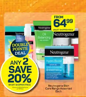 Neutrogena Skin Care Range Assorted Each