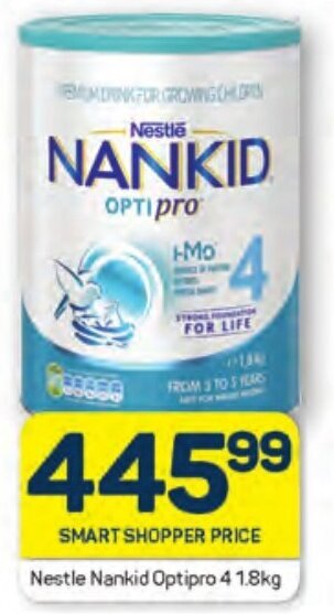 Pick n Pay Nestle Nankid Optipro 4 1.8kg offer