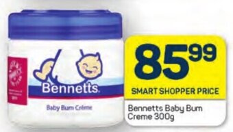 Pick n Pay Bennetts Baby Bum Creme 300g offer