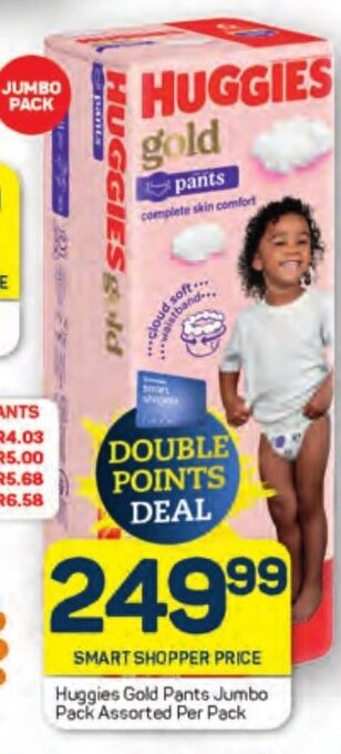 Pick n Pay Huggies Gold Pants Jumbo Pack Assorted Per Pack offer