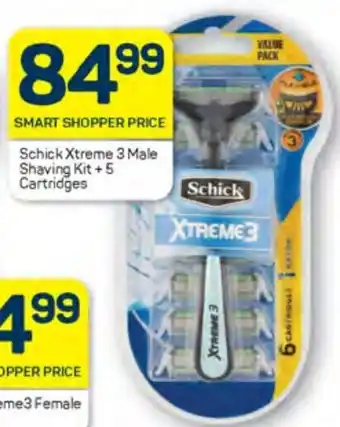 Schick Xtreme 3 Male Shaving Kit +5 Cartridges