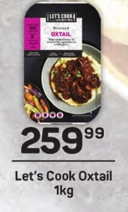 Pick n Pay Let's Cook Oxtail 1kg offer