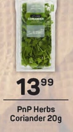Pick n Pay PnP Herbs Coriander 20g offer
