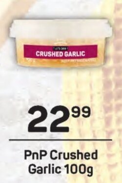 Pick n Pay PnP Crushed Garlic 100g offer