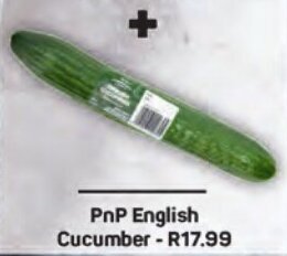 Pick n Pay PnP English Cucumber offer
