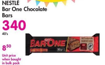 Makro NESTLÉ Bar One Chocolate Bars offer