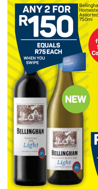 Bellingham Homestead Assorted 750ml
