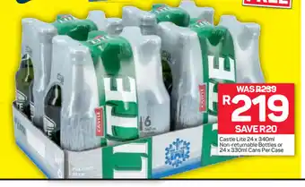 Castle Lite 24x340ml