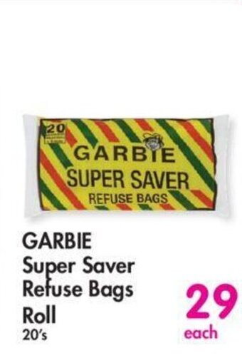 Makro GARBIE Super Saver Refuse Bags Roll 20's offer