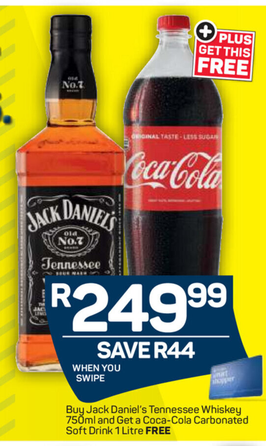 Jack Daniel's Tennessee Whisky 750ml offer at Pick n Pay Liquor