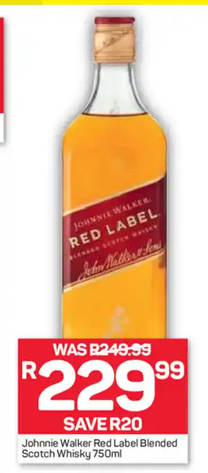 Pick n Pay Liquor Johnnie Walker Red Label Blended Scotch Whiskey 750ml offer