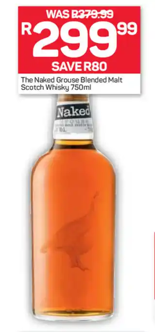 Pick n Pay Liquor The Naked Grouse Blended Malt Scotch Whisky 750ml offer