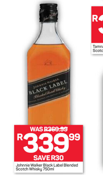 Pick n Pay Liquor Johnnie Walker Black Label Blended Scotch Whisky 750ml offer