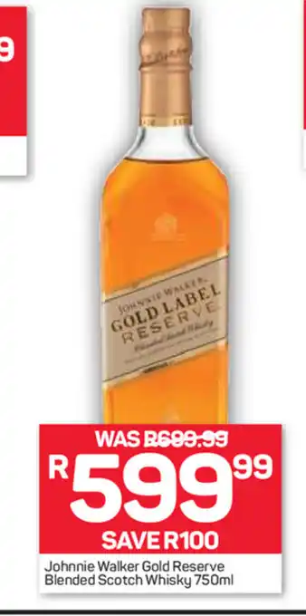Pick n Pay Liquor Johnnie Walker Gold Reserve Blended Scotch Whisky750ml offer