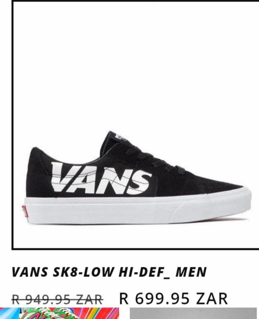 Sneakers vans offer at The Cross Trainer
