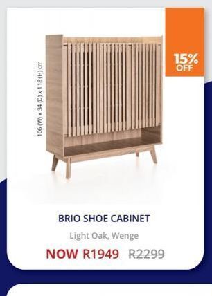 Brio shoe cabinet