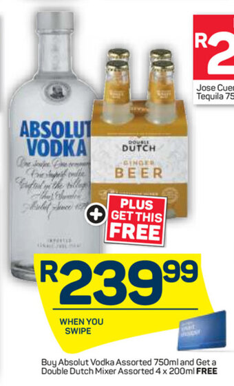 Pick n Pay Liquor Absolut Vodka Assorted 750ml offer