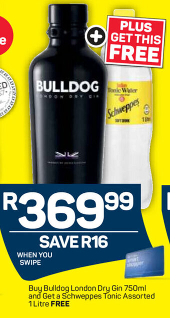 Pick n Pay Liquor Bulldog London Dry Gin 750ml offer