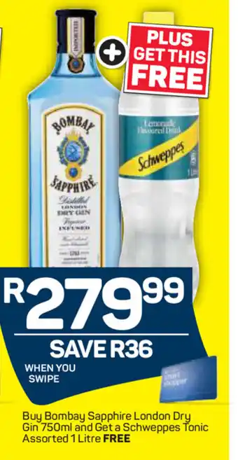 Bombay Sapphire London Dry Gin 750ml