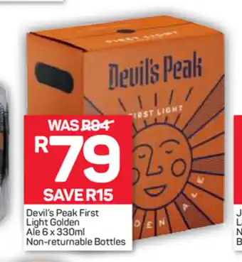 Pick n Pay Liquor Devil's Peak First Light Golden Ale 6x 330ml offer