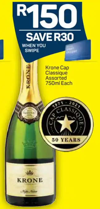 Pick n Pay Liquor Krone Cap Classque Assorted 750ml offer