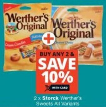 Checkers Liquor Shop 2 x Storck Werther's Sweets All Variants offer