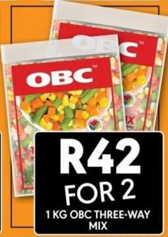 OBC Meat & Chicken 1 KG OBC THREE-WAY MIX offer