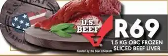 1.5 KG OBC FROZEN SLICED BEEF LIVER
