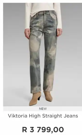 G-Star RAW Viktoria high straight jeans offer