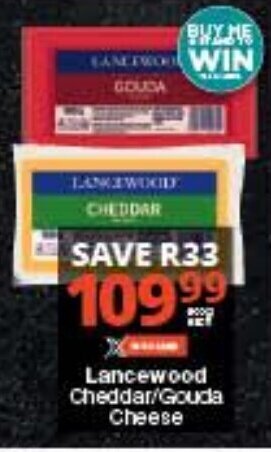 Checkers Lancewood Cheddar/Gouda Cheese offer