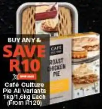 Checkers Café Culture Ple All Varlants 1kg/1,6kg Each (From R120) offer