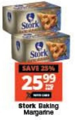 Checkers Stork Baking Margarine offer