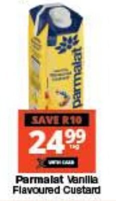 Checkers Parmalat Vanilla Flavoured Custard offer